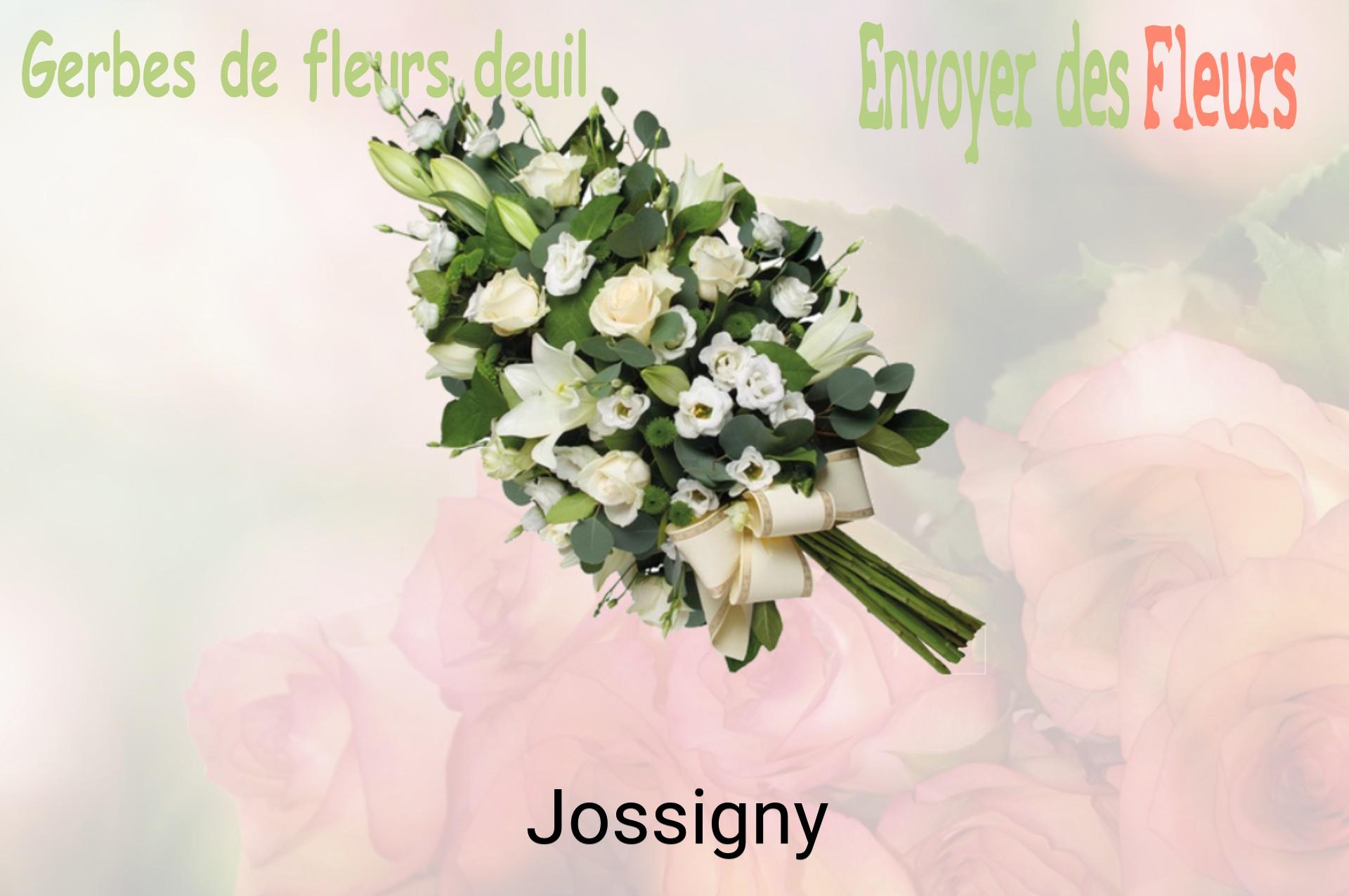 Gerbe de fleurs de deuil livrée à Jossigny